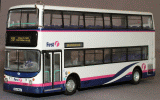 FIRST MIDLAND RED ALEXANDER ALX400 UKBUS 1021